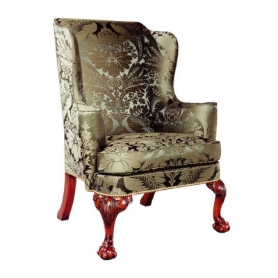 Фото Кресло обитое - стиль Английская классика - Для гостиной - удобное кресло производства США - Titchmarsh & Goodwin - English Classics - Купить в Интернет-магазине